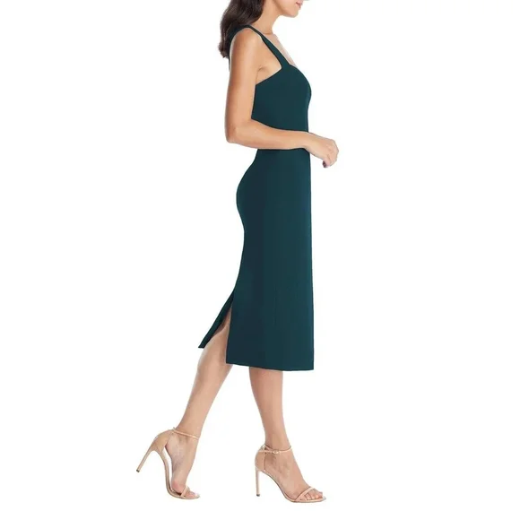 dress the population nicole sweetheart midi dress Dress The Population Nicole Dress - Green